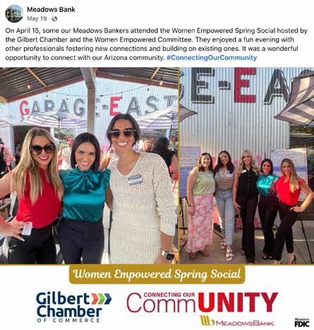 Meadows Bank CommUNITY Women Empowered Spring Social post excerpt